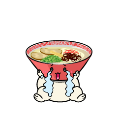 大泣きする小ちゃな豚骨ラーメン