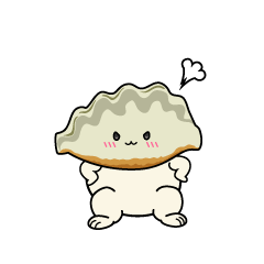 怒る小ちゃな焼き餃子