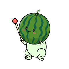説明する小ちゃなスイカ