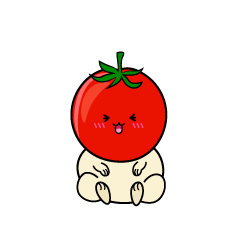 笑う小ちゃなミニトマト