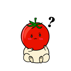考える小ちゃなミニトマト