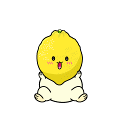 驚く小ちゃなレモン