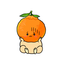 絶望する小ちゃなデコポン