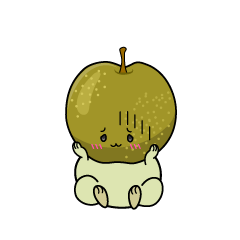 絶望する小ちゃな梨