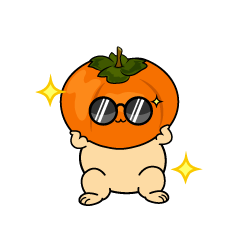 かっこいい小ちゃな柿