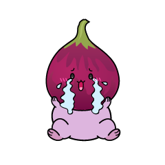 大泣きする小ちゃなイチジク