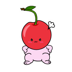 怒る小ちゃなさくらんぼ