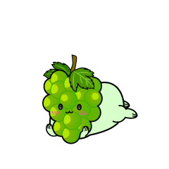 じっと見る小ちゃなマスカットぶどう