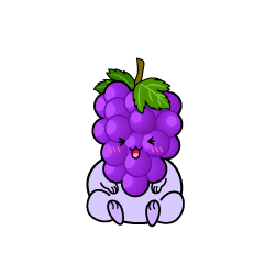 笑う小ちゃな葡萄（ぶどう）