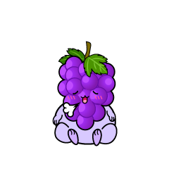 リラックスする小ちゃな葡萄（ぶどう）