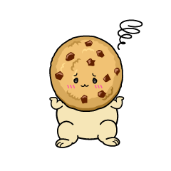 困る小ちゃなチョコチップクッキー