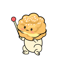 説明する小ちゃなシュークリーム