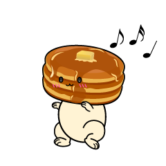 踊る小ちゃなパンケーキ