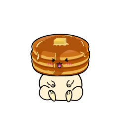 笑う小ちゃなパンケーキ