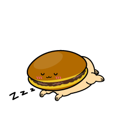 眠る小ちゃなどら焼き
