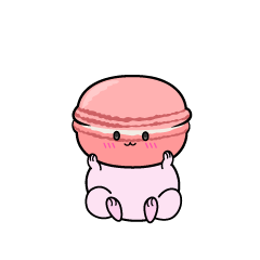 小ちゃなピンクのマカロン