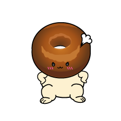 怒る小ちゃなドーナツ