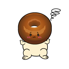 困る小ちゃなドーナツ