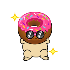 かっこいい小ちゃないちごチョコドーナツ