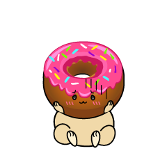 絶望する小ちゃないちごチョコドーナツ