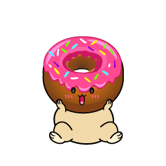 驚く小ちゃないちごチョコドーナツ