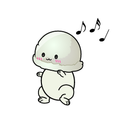 踊る小ちゃなアイスクリーム