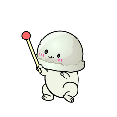 説明する小ちゃなアイスクリーム