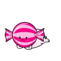 じっと見る小ちゃな飴玉キャンディ