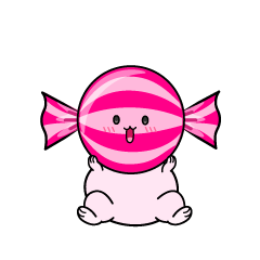 驚く小ちゃな飴玉キャンディ