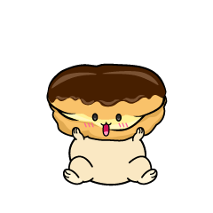 驚く小ちゃなチョコレートエクレア