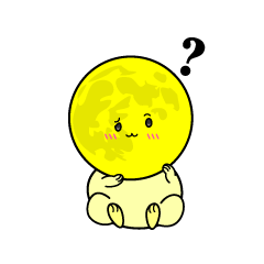 考える小ちゃな月