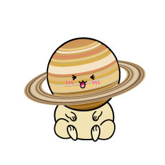 笑う小ちゃな土星