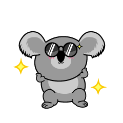 かっこいい小ちゃなコアラ