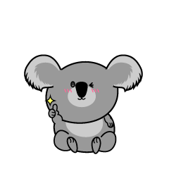 いいねする小ちゃなコアラ