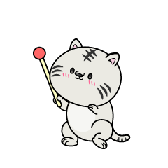 説明する小ちゃなホワイトタイガー