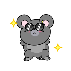 かっこいい小ちゃなネズミ