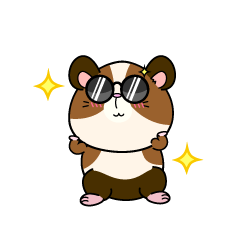 かっこいい小ちゃなモルモット