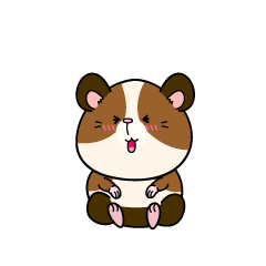 笑う小ちゃなモルモット