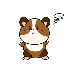 困る小ちゃなモルモット