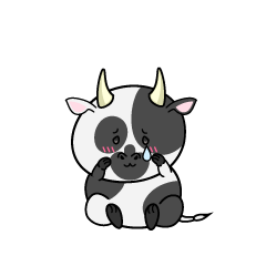 悲しい小ちゃな牛