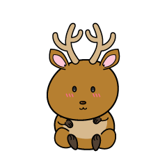 小ちゃな鹿