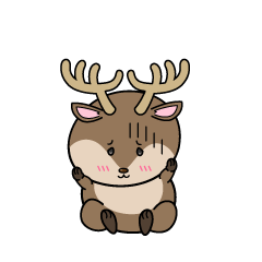 絶望する小ちゃなトナカイ