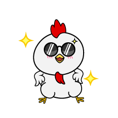 かっこいい小ちゃなニワトリ