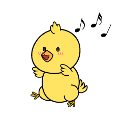 踊る小ちゃなヒヨコ
