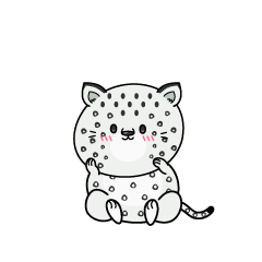 小ちゃなユキヒョウ