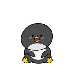 笑う小ちゃなペンギン