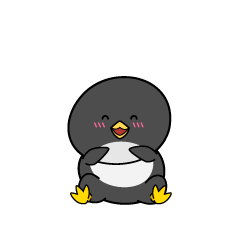 笑顔の小ちゃなペンギン