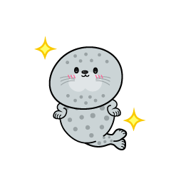 自信満々な小ちゃなゴマアザラシ