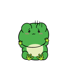 絶望する小ちゃなカエル
