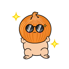 かっこいい小ちゃなタマネギ